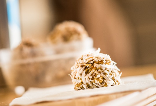 Carrot Cake Protein Balls Hero Image