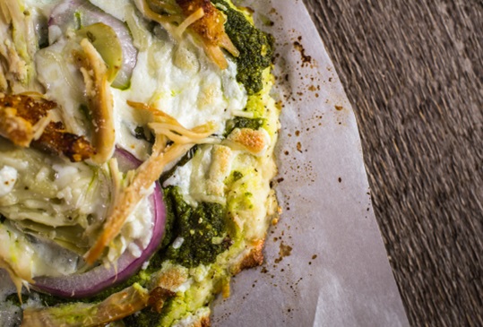 Cauliflower Pizza Crust Hero Image