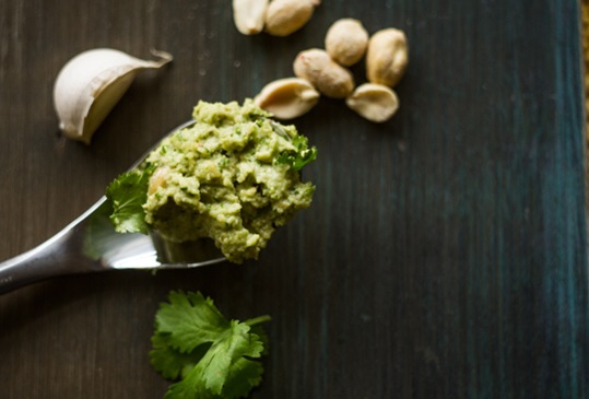 Cilantro Peanut Pesto Hero