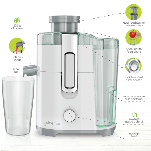 Juiceman Compact Juicer Hero Image